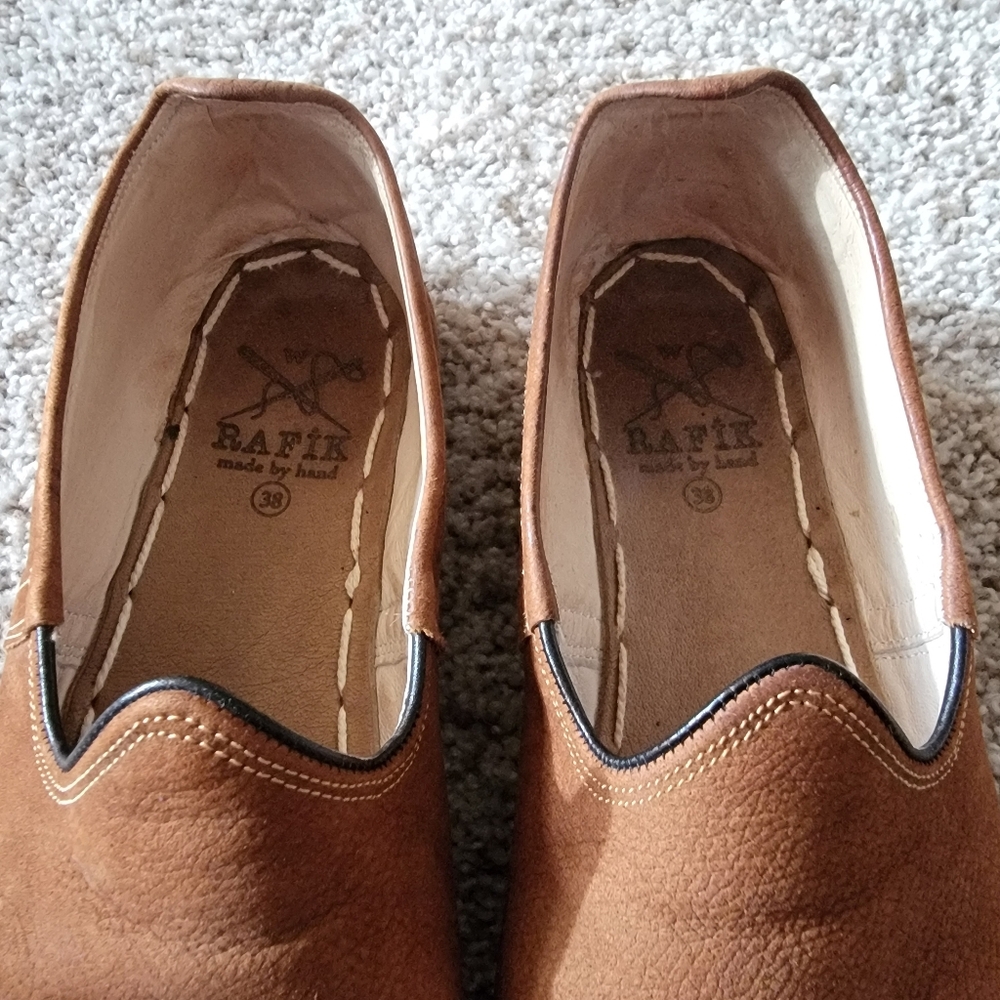 Turkish Modern Brown Rafik Slip-ons - Picture 2 of 5